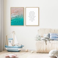 【聯畫優惠組合】陽光加勒比組合掛畫/風景裝飾畫/邊櫃擺設