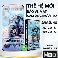 Samsung A7 2018 full screen tempered glass, screen protector