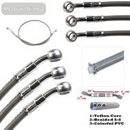 AN3 Motorcycle 10MM Brake Hose Banjo Line Brake Cable Hydraulic Clutch Banjo for Suzuki Kawasaki Yam