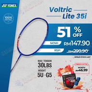YONEX Voltric Lite 35i (Blue) 5UG5 Badminton Racket - Suitable For Speed Attack Player 【FREE STRING &amp; GRIP】