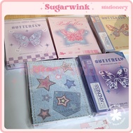 BUTTERFLY BINDER A5 butterfly hardcover - aesthetic y2k butterfly BINDER BD_bia* Sugarwink