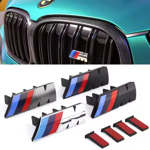 3D ABS Logo M Emblem Car Front Grille Badge for BMW G01 E84 E83 F39 F10 F30 G11 G07 G86 G80 G60 X1 X