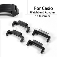 2 Pcs 16mm To 22mm for Casio G-SHOCK GA-110 GD-100 DW-5600 G-5600 DW-6900 G-5600 Silicone Watchband 