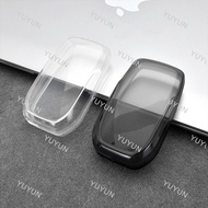 LF  Soft Tpu Car Remote Key Case Cover for Toyota RAV4 Crown Hilux Fortuner Camry Land Cruiser Prado