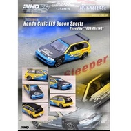 INNO64 1/64 HONDA CIVIC EF9 SPOON LIVERY TUNED BY "TODA RACING JAPAN" (IN64-EF9-SPTR)