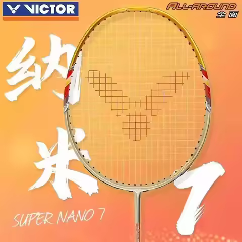 100% Original Victor badminton racket 4U NANO7 Nano material technology Both Defensive and Offensive