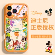 ซองศัพท์ธีมซูโทเปียสำหรับ Apple 17 Pro Max ซองป้องกันโปร่งใสใหม่ของดิสนีย์สำหรับ iPhone 17 Pro ป้องก