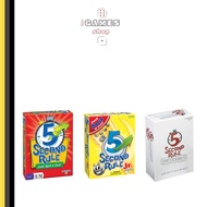 5 Second Rule Junior/ Uncensored Just Spin it Out Family Game Funny Toy Board Game