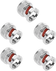 eMagTech 5PCS BNC Socket Cover Dust Cap Diameter 13.7 mm Height 14.5 mm BNC Dust Cap Protective Cove