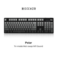 RECCAZR TK104 Mechanical Keyboard Wireless Three-mode Bluetooth/Type-c Wired/2.4G Gaming Keyboard Ho