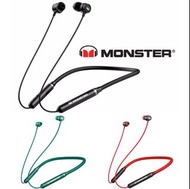 Monster Airmars SG03 Neckband Earphone with Mic Wireless Bluetooth 5.0 TWS Gaming Magnetic in-Ear ENC Noise Reduction Stereo Surround Sound Headset Earphones Earbuds Headphone Microphone Neck Hanging Color 18 Hours 通用頸掛式耳機無線運動藍牙耳機連咪磁吸式無綫耳筒掛頸降噪電競環迴立體重低音聲多色