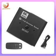 [gaozuo523.vn] 8K DisplayPort Switch 2 in 1 Out/ 1 in 2 Out Display Port DP Switch Supports 8K30Hz 4