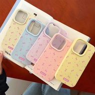 casing realme c15 realme 11 5g casing Small Fresh Bow Suitable for oppoa3x Phone Case reno14/13/12/1