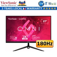 Itw | Viewsonic VX2728-2K / 27" (2560 x 1440 QHD) / 180Hz / IPS / 0.5ms Flicker-free Gaming Monitor