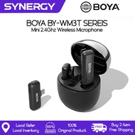 BOYA BY-WM3T Wireless Lavalier Lapel Microphone With Noise Reduction 100M Long-Distance