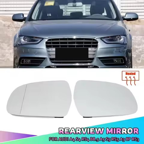 For Audi A4 S4 RS4 B8.5 2011-2016 A5 S5 RS5 B8.5 2010-2016 A3 8P RS3 Heated Side Mirror Glass Anti-G
