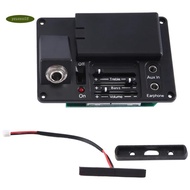 Electric Silent Cello Pickup Transducer Soft with Headphone Black VPU-400 for DIY Cello Strings Inst