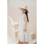 LEAH babydoll girl's Dress designed with rough layers and gently flared princess for children from 3