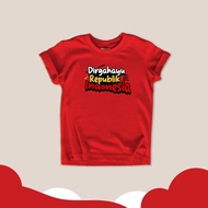 baju anak laki laki kemerdekaan| kaos anak 17 agustusan - mrdk19-mc xl (7-8 tahun)