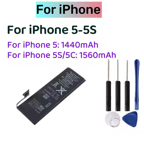 High Capacity For Replacement Battery For iPhone 5 5S 5C iPhone 5 iPhone 5S iPhone 5C Replacement Ba