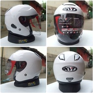 HELM KYT KYOTO PUTIH GLOSI ORIGINAL