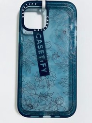 iPhone 12 12 pro Casetify 透深藍 牡丹印花 強悍防摔手機保護殼 全新正貨