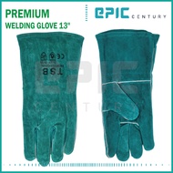 Premium Welding Glove 13" (Green Color / En407 / En388)