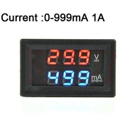 ** 0-100V VOLT 0-999MA 1A MILI AMPERE METER COMBO DUAL DIGITAL LED