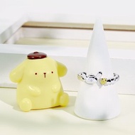 布丁狗喜拿一起玩系列-Pompompurin小心意晶鑽純銀戒指