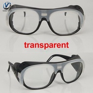แว่นตานิรภัยสำหรับผู้ชายแว่นตานิรภัยโพลีคาร์บอเนต VOKTTA แว่นนิรภัยแว่นตากันแดดป้องกันกบและทนต่อการขีดข่วน