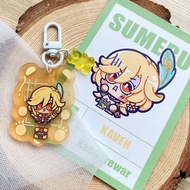 Genshin Impact keychain - F4 Sumeru gummy bear (Alhaitham/Kaveh/Cyno/Tighnari)