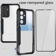 soft case hard case samsung galaxy A54 A50 A50S A51 A52 A53 5G A03S A01 A02 A03 CORE A04E galaxyA54 galaxya03 phone case protective case  shockproof transpaent with tempered glass