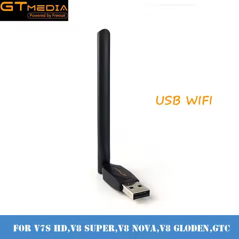 GTmedia USB WiFi Antenna Dongle for GTmedia V7 Plus V7S HD Satellite Receiver Wifi LAN Wifi Adaptor 