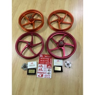 RCB RACING BOY YAMAHA LC5S/LC135 V8FI FORGED RIM FG525 WITH BEARING PNP 1.85/2.5x17