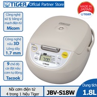 [Trả góp 0%]Nồi cơm điện tử Tiger 4 trong 1 JBV-S18W (1.8L) - Hàng chính hãng