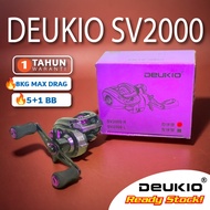 DEUKIO SV BAITCASTING MESIN BC Mesin BC Baitcasting Reel Malaysia Ready Stock Air Masin Original