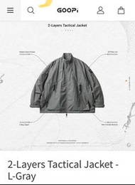 (WTB) Size 1 Wildthings 2-Layers Tactical Jacket - L-Gray goopimade