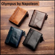 Men's Genuine Cow Leather Wallet - Rfid Protected (Olympus)