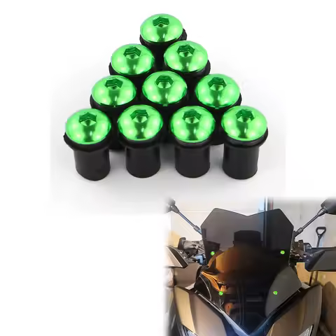 10 Pcs M5*16 Windscreen Bolts Windshield Deflectors Screws For Kawasaki ZX6R ZX-6R ZX 6R ZX7R ZX9R Z
