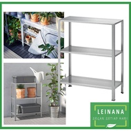 Hyllis 3 tier shelving unit SHORT IRON SHELF / SHORT steel shelf