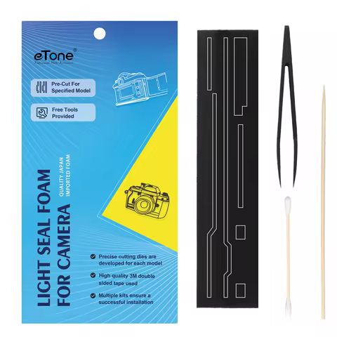 eTone Self Adhesive Light Proof Seal Foam Sponge Custom Repair Kits for Olympus OM-1 OM-2 OM-3 OM-4 