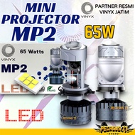 Mini Projector Vinyx MP2 MP1 LED Headlight H4 65W Projector H4 Mini Projector Lens Motorcycle Car Le