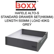 BOXX HAFELE ALTO-S STANDARD DRAWER SET (H80MM) GREY