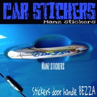 BEZZA DOOR HANDLE (4PCS) / CAR STICKER BEZZA DOOR HANDLE