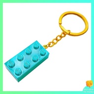 lego keychain couple matching lego keychain LEGO periferal diy 2x4 bata 3001 gantungan kunci emas bertuah emas biru merah
