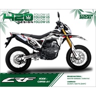 CRF 150L decal sticker accessories - CRF 150L fullbody decal - CRF 150 L trail motorbike sticker -