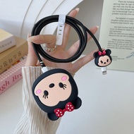 2024 Cartoon British Standard 20W Fast Charging Head Protective Case Suitable for Apple 20WPD Charge