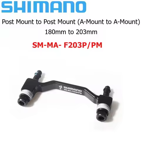 SHIMANO SM-MA- F180P/P2 SM-MA- F203P/PM Disc Brake Adapter, (A-Mount to A-Mount)Post Mount to Post M