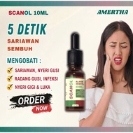 Scanol Herbal Drops 10 ML – Medicine for Mouth Ulcers, Herpes, Toothache, Inflammation, Infection, O