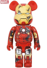 實體店預訂 <日版> 日本直送 Medicom Toy Bearbrick BE@RBRICK IRON MAN MARK VII DAMAGE Ver. 1000％ MARVEL INFINITY 